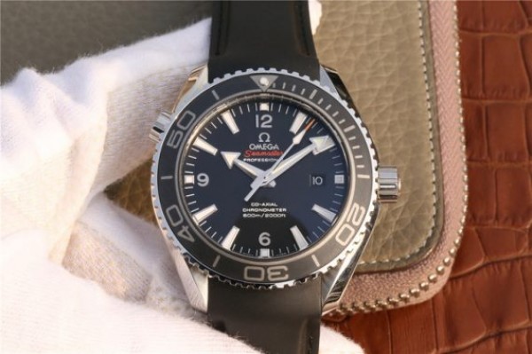 Omega Planet Ocean Professional Ceramic Bezel 45mm OMF Rubber Strap A8500