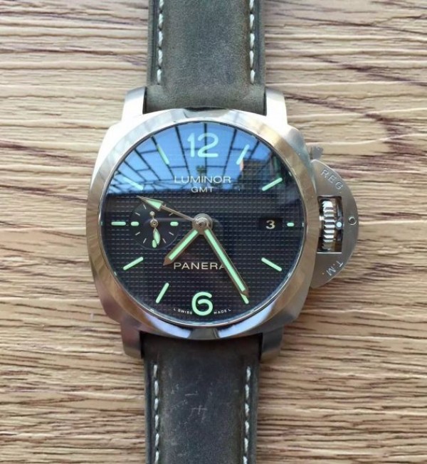 Panerai ZF PAM535 Paris Hobnails Dial Gray Asso Strap P9001