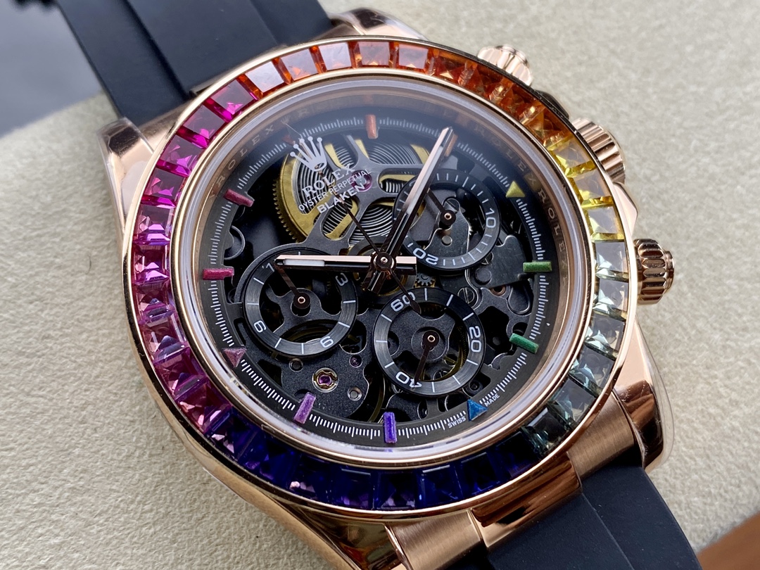 Rolex Oyster Perpetual Cosmograph Daytona with a rainbow dial