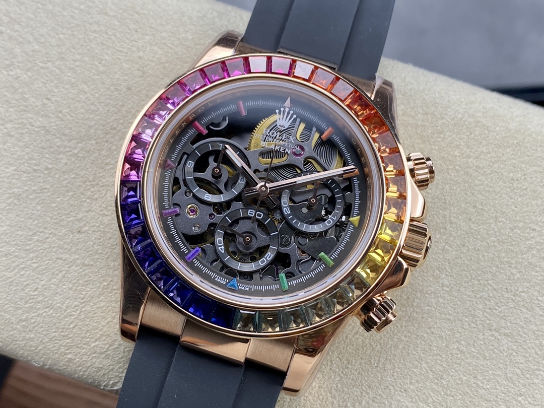 Rolex Oyster Perpetual Cosmograph Daytona with a rainbow dial