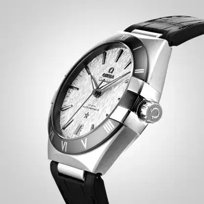 Omega Constellation Men Automatic Grey Leather Watch O13133412106001 - gallery