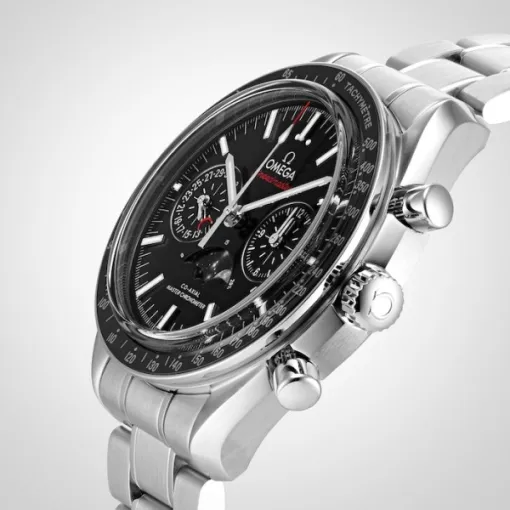 Omega Speedmaster Men Automatic Black Stainless Steel Watch O30430445201001 - gallery