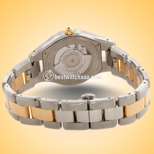 Baume & Mercier Linea Womens watch Automatic Gold Steel MOA10073 - gallery