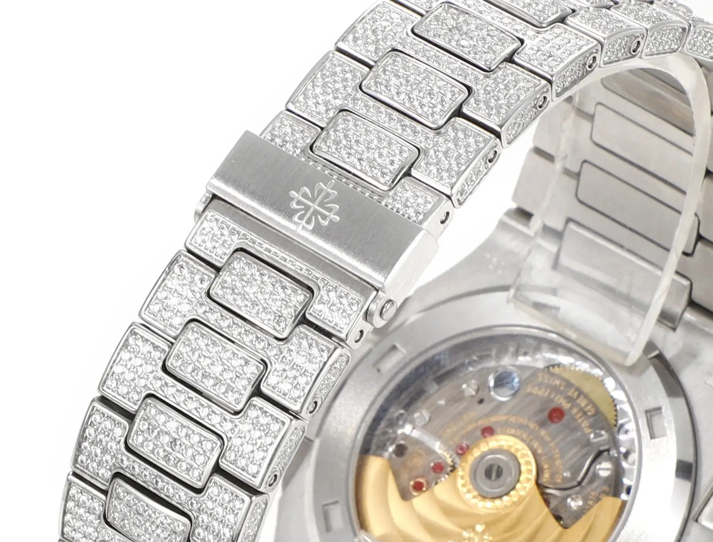 Patek Philippe Nautilus Full Star Platinum Watch - gallery
