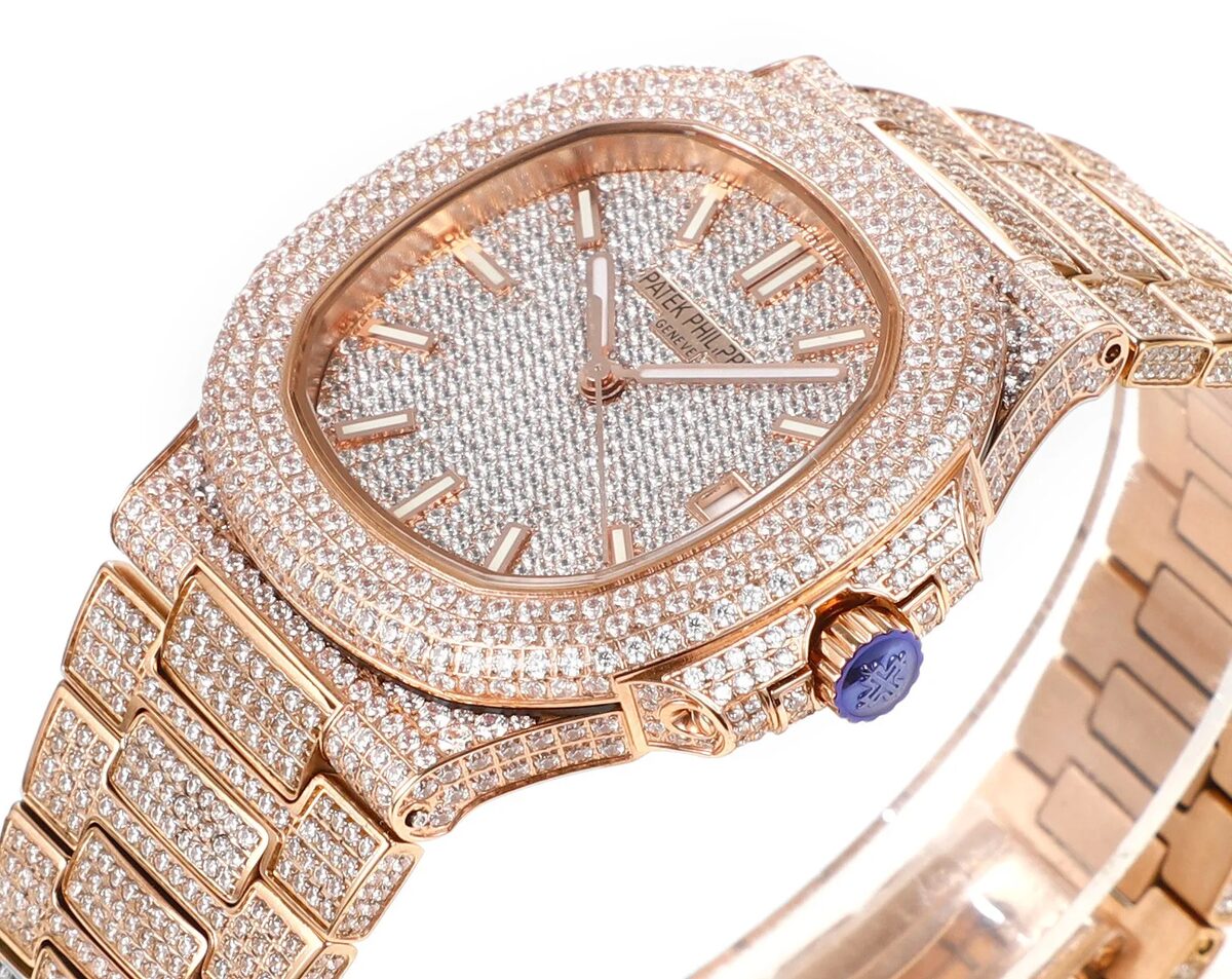 Patek Philippe Rose Gold Diamond Watch - gallery