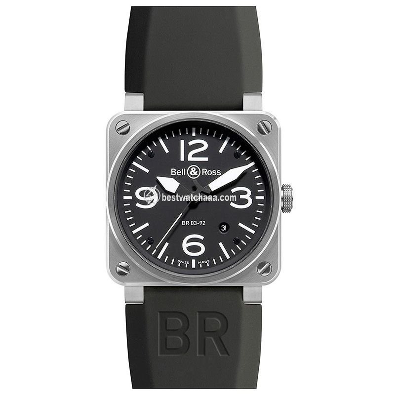 Bell & Ross BR 03-92 Steel Mens watch Unisex Automatic Steel BR03-92 BLC-ST