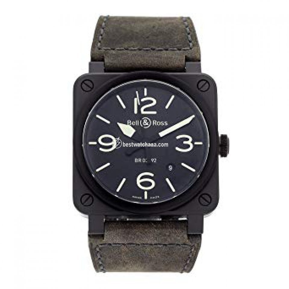 Bell & Ross BR 03-92 Ceramic Mens watch Unisex Automatic Ceramic BR0392BL3CE SCA