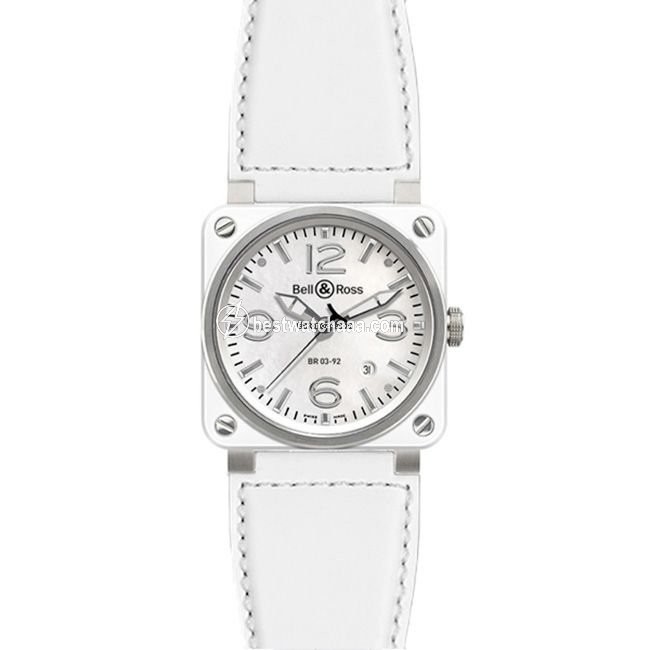 Bell & Ross BR 03-92 Ceramic Mens watch Unisex Automatic Steel BR0392-WH-C SCA
