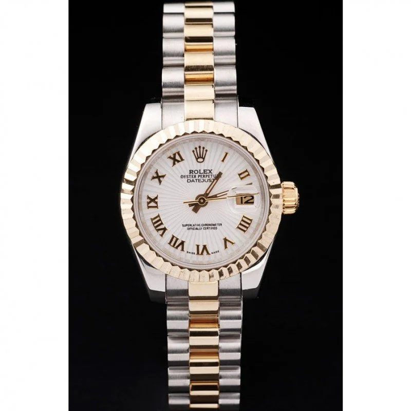 Superclone Rolex Datejust 26mm White Dial SRL104 - gallery