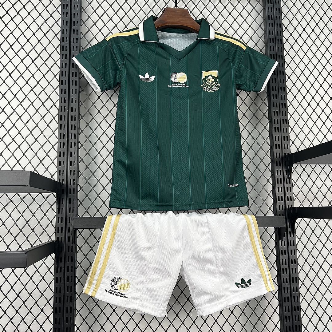2026 South Africa Away World Cup Soccer Kids Kit Jersey+Shorts - view 3
