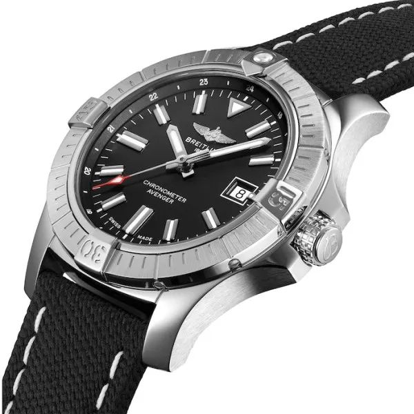 Breitling Avenger Men Automatic Black Fabric Watch A17318101B1X2 - gallery