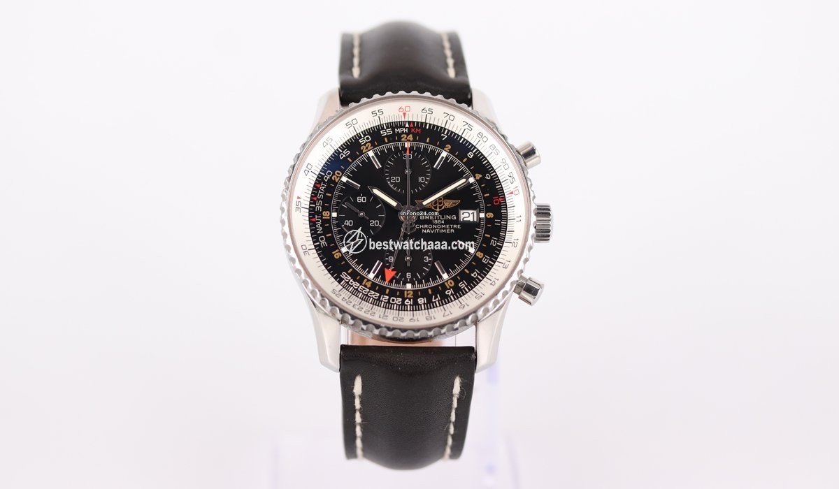Breitling Navitimer World Automatic Steel A24322 - gallery