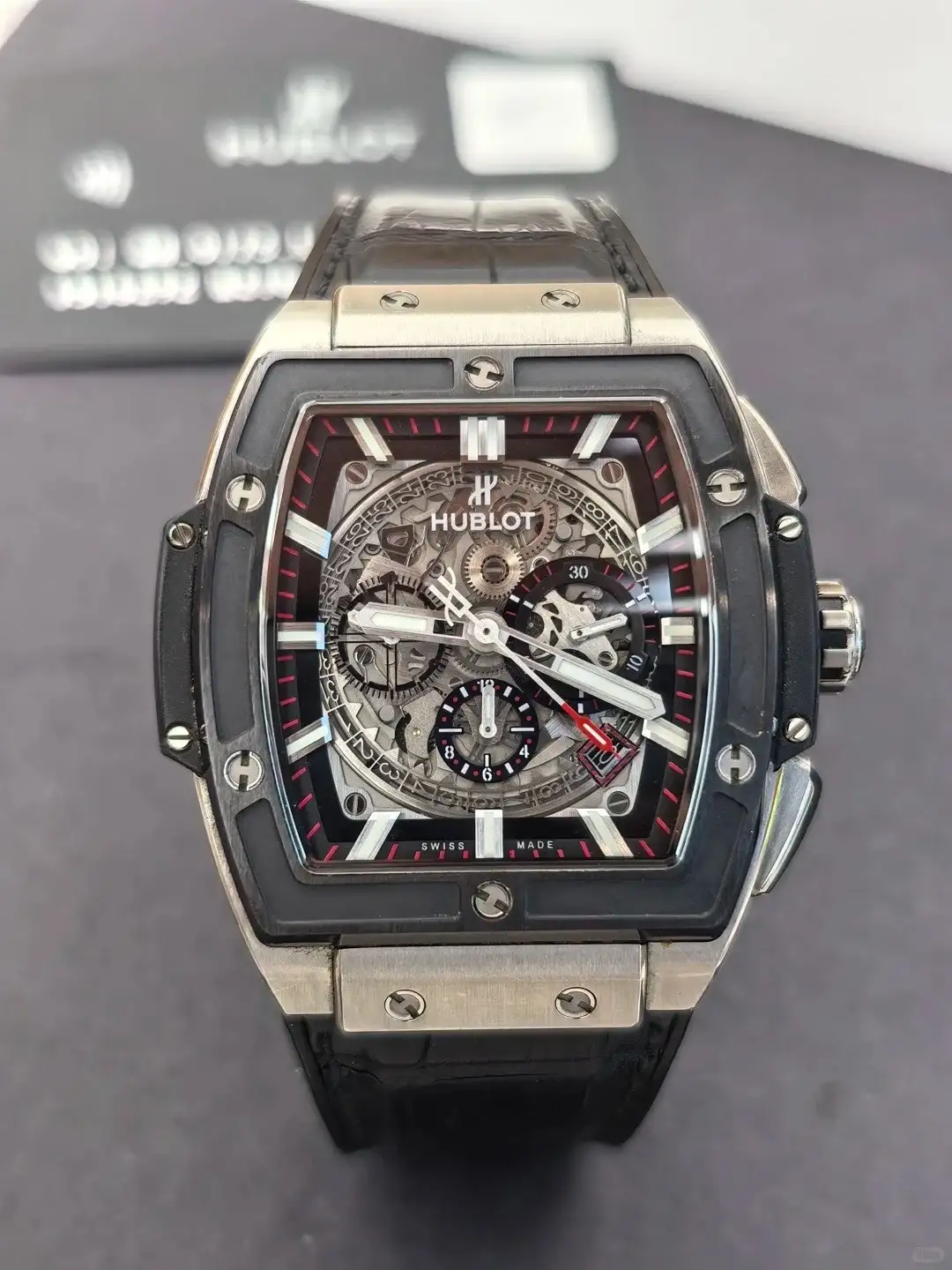 Hublot Spirit Of Big Bang Men Automatic Black Rubber Watch 601.NM.0173.RX - gallery