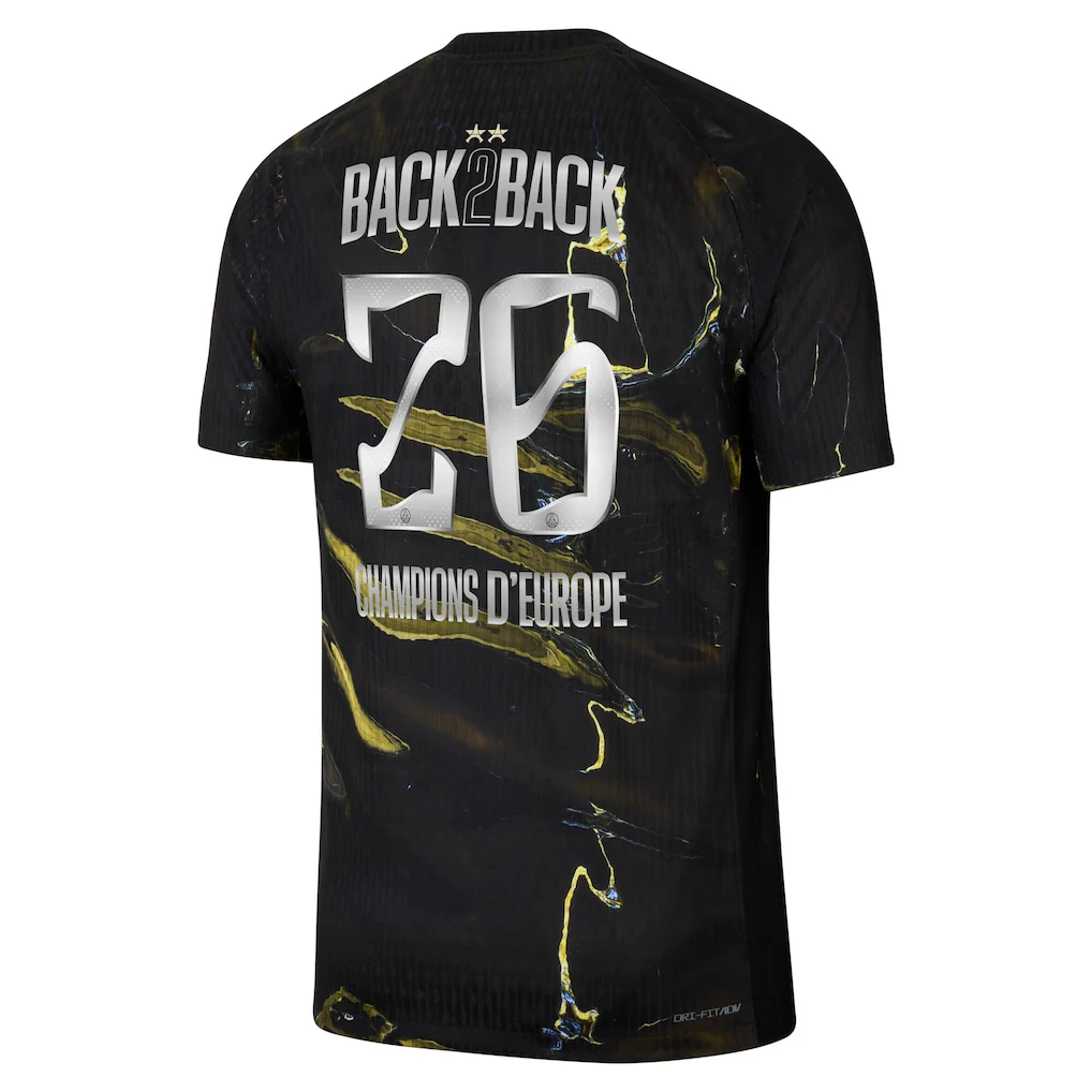 The Heritage Behind Paris Saint-Germain 25-26 PSG Night Stadium BACK2BACK 2 Star 26 Soccer Jersey: A Timeless Story