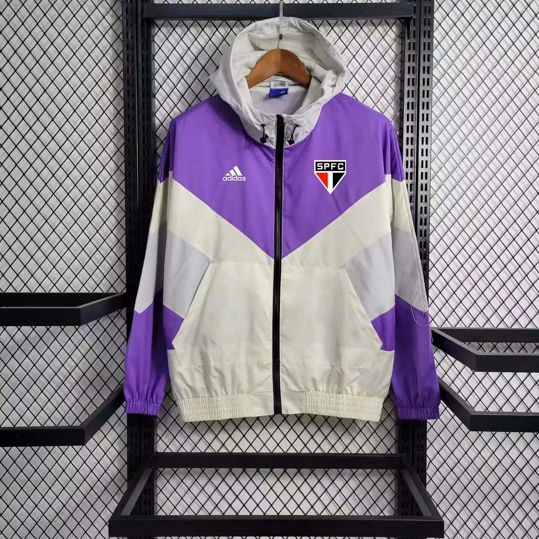 Sao Paulo FC 2023 São Paulo Windbreaker Purple Soccer Jersey 1:1 Thai Quality Review: Is It Worth the Investment?