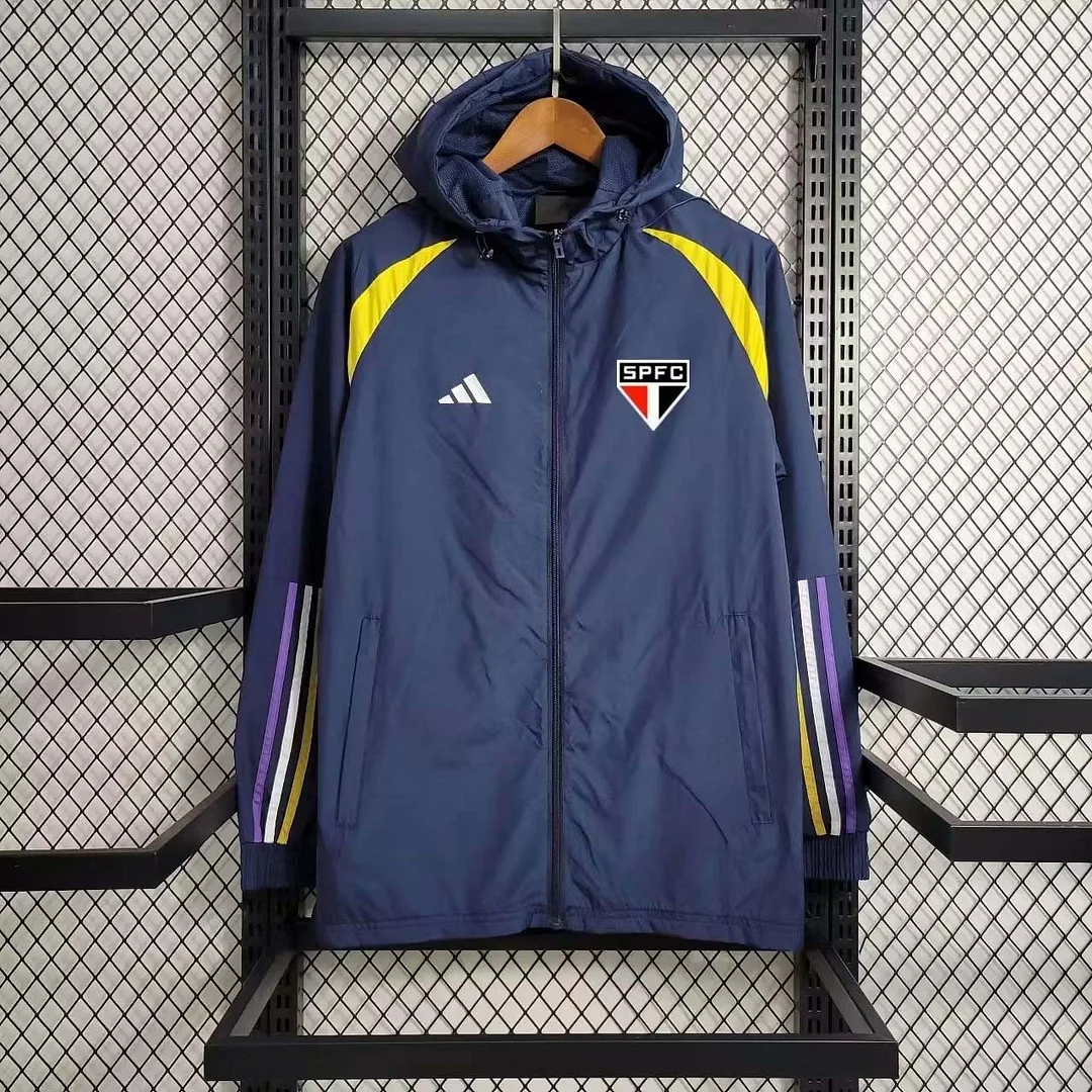 The Ultimate Guide to Choosing a Sao Paulo FC 2023 São Paulo Windbreaker Navy blue Soccer Jersey 1:1 Thai Quality