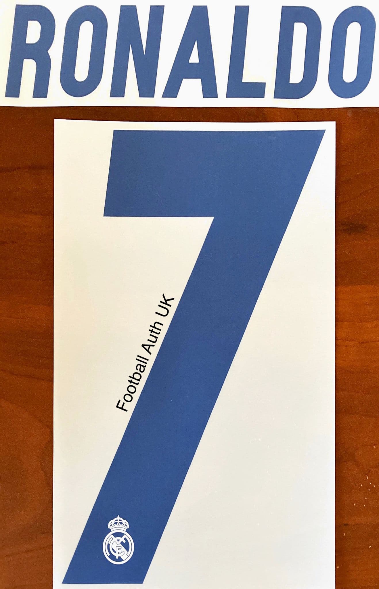 2016-17 Real Madrid LA LIGA & UCL Home Shirt RONALDO#7 Official Player Issue Size Name Number Set