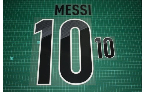 2012-13 Argentina Home Name Number Set #10 - view 4