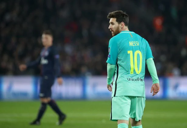 2016-17 Barcelona Third Name Set #10 MESSI - view 6