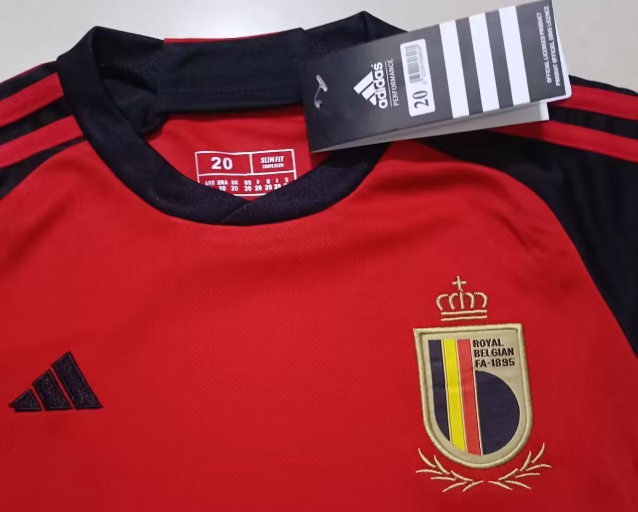 2022 Belgium World Cup Home Kids Kit Jersey+Shorts - view 4