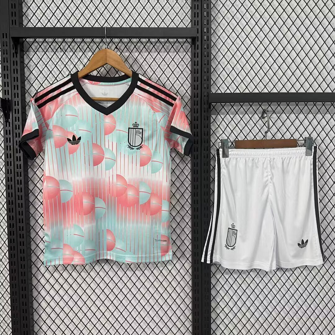 2026 Belgium World Cup Away Football Kids Kit Jersey+Shorts