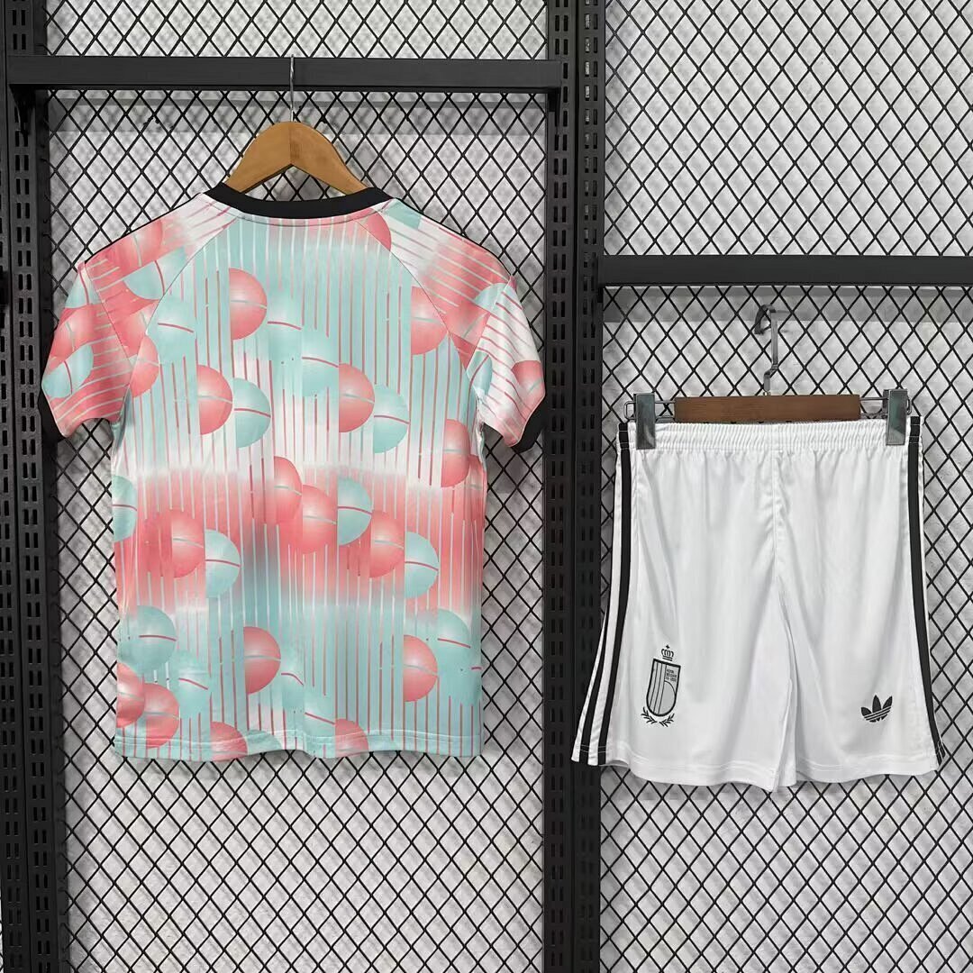 2026 Belgium World Cup Away Football Kids Kit Jersey+Shorts - view 3
