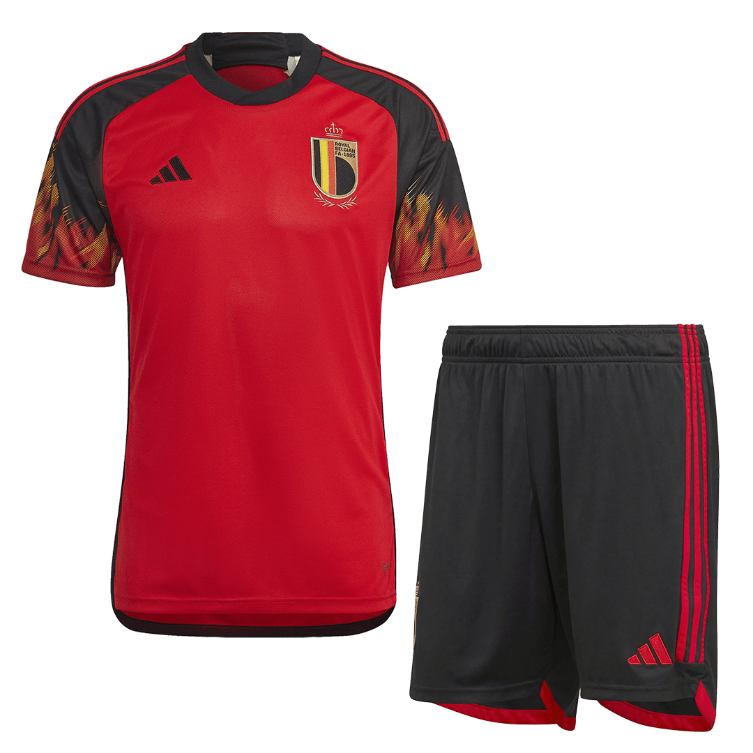 2022 Belgium World Cup Home Whole Kit Jersey+Shorts+Socks - view 4