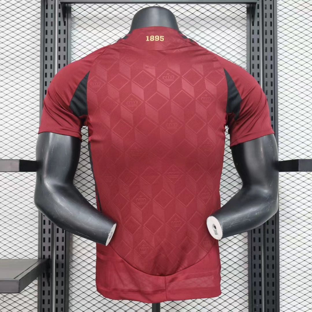 2024 Belgium Euro Cup Home Jersey Player Version - view 3