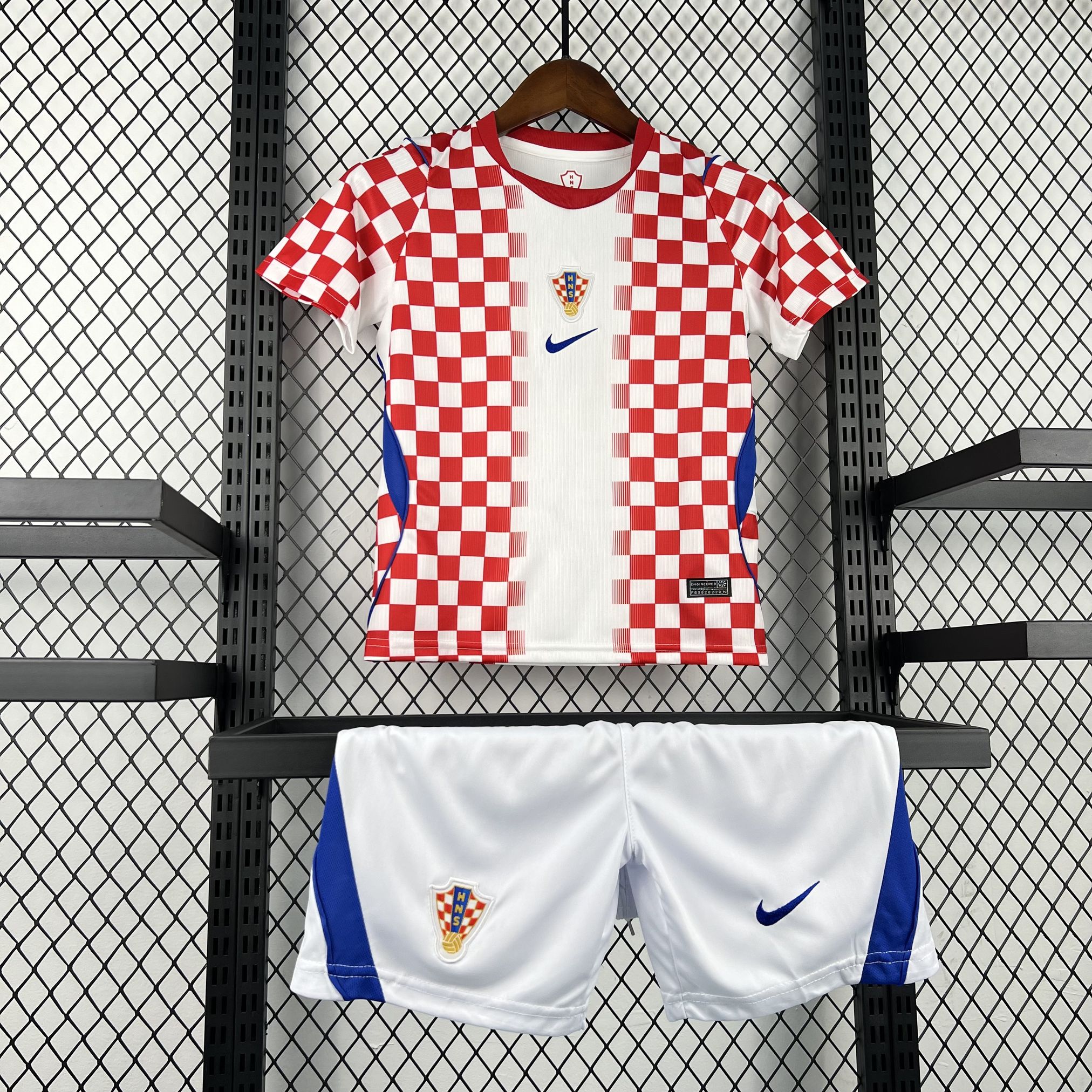 2026 Croatia World Cup Home Football Kids Kit Jersey+Shorts