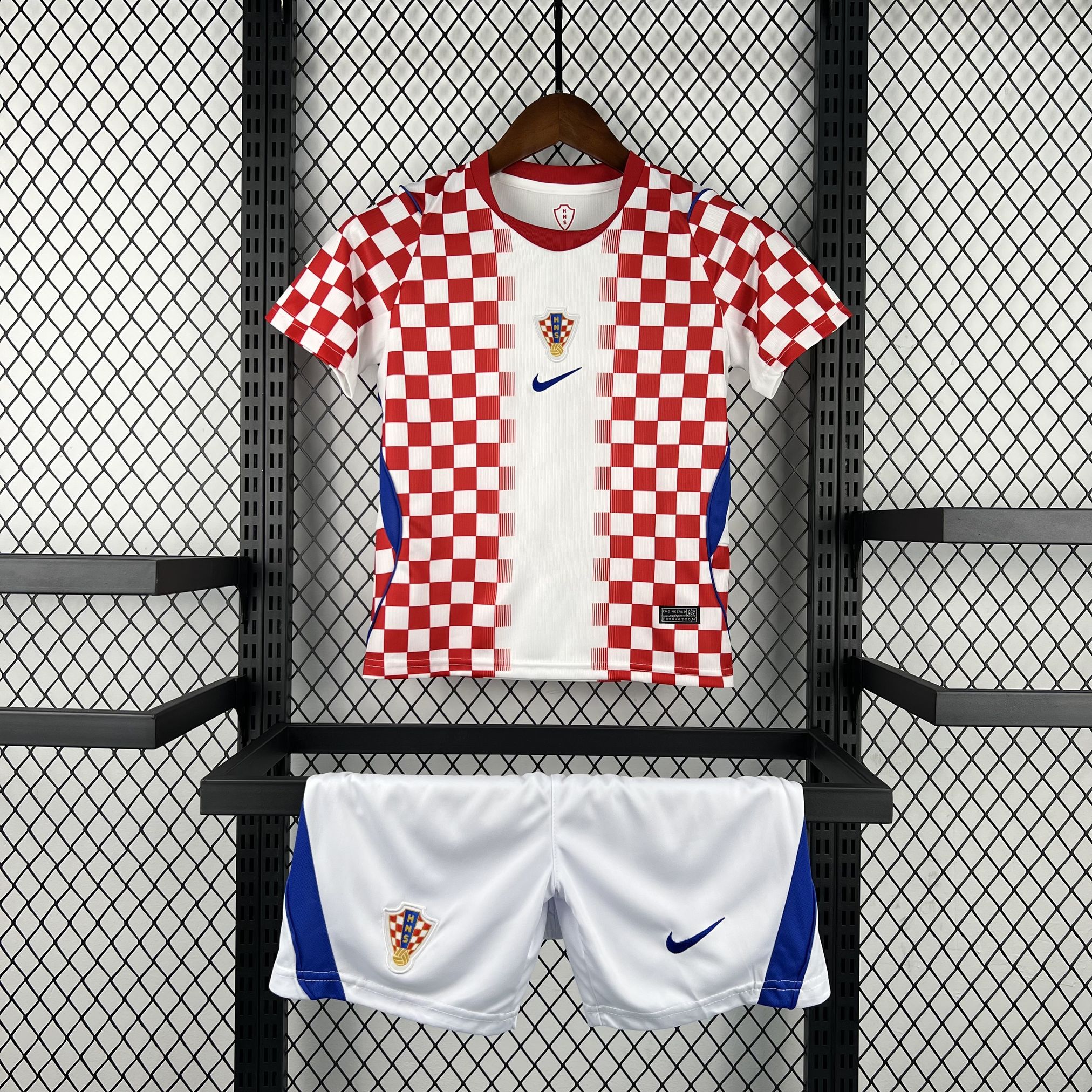 2026 Croatia World Cup Home Football Kids Kit Jersey+Shorts - view 6