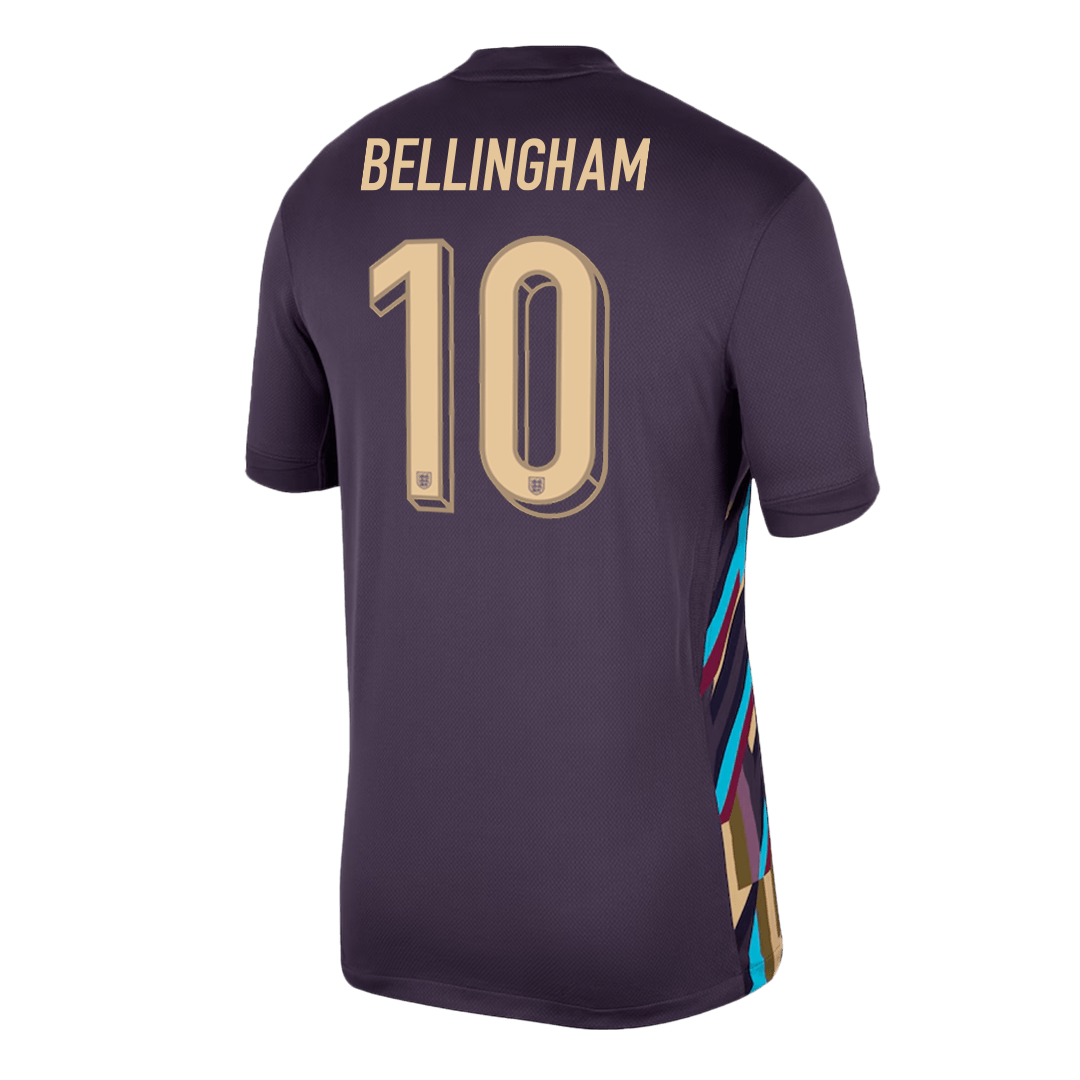 2024 England BELLINGHAM #10 Euro Cup Away Jersey - view 3
