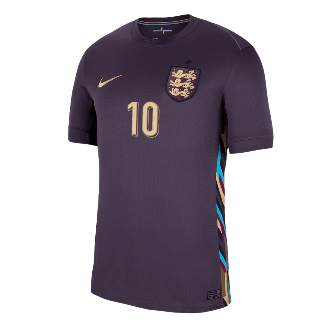 2024 England BELLINGHAM #10 Euro Cup Away Jersey - view 4