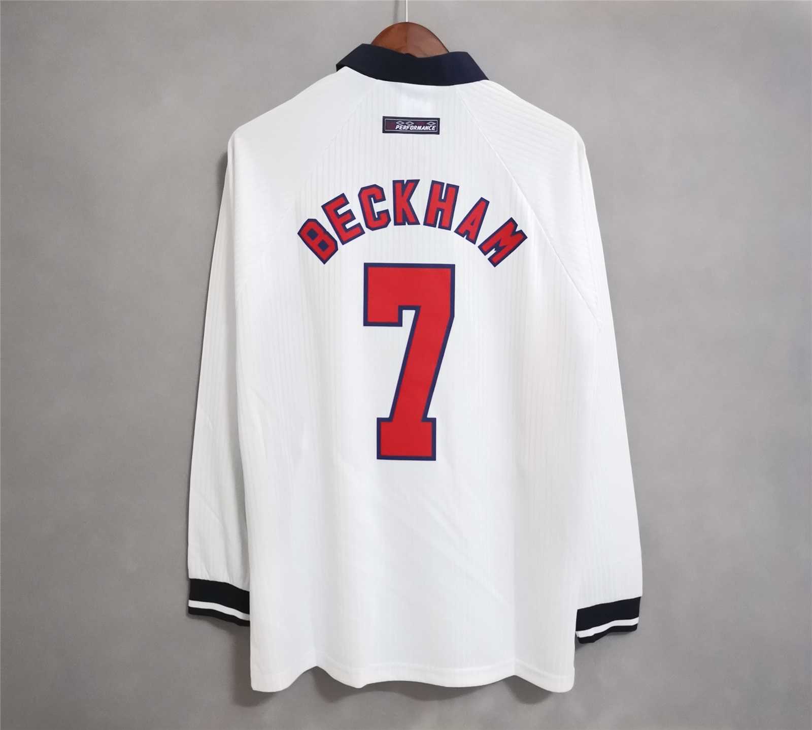 1998 England World Cup Home Retro Jersey Long Sleeve - view 13