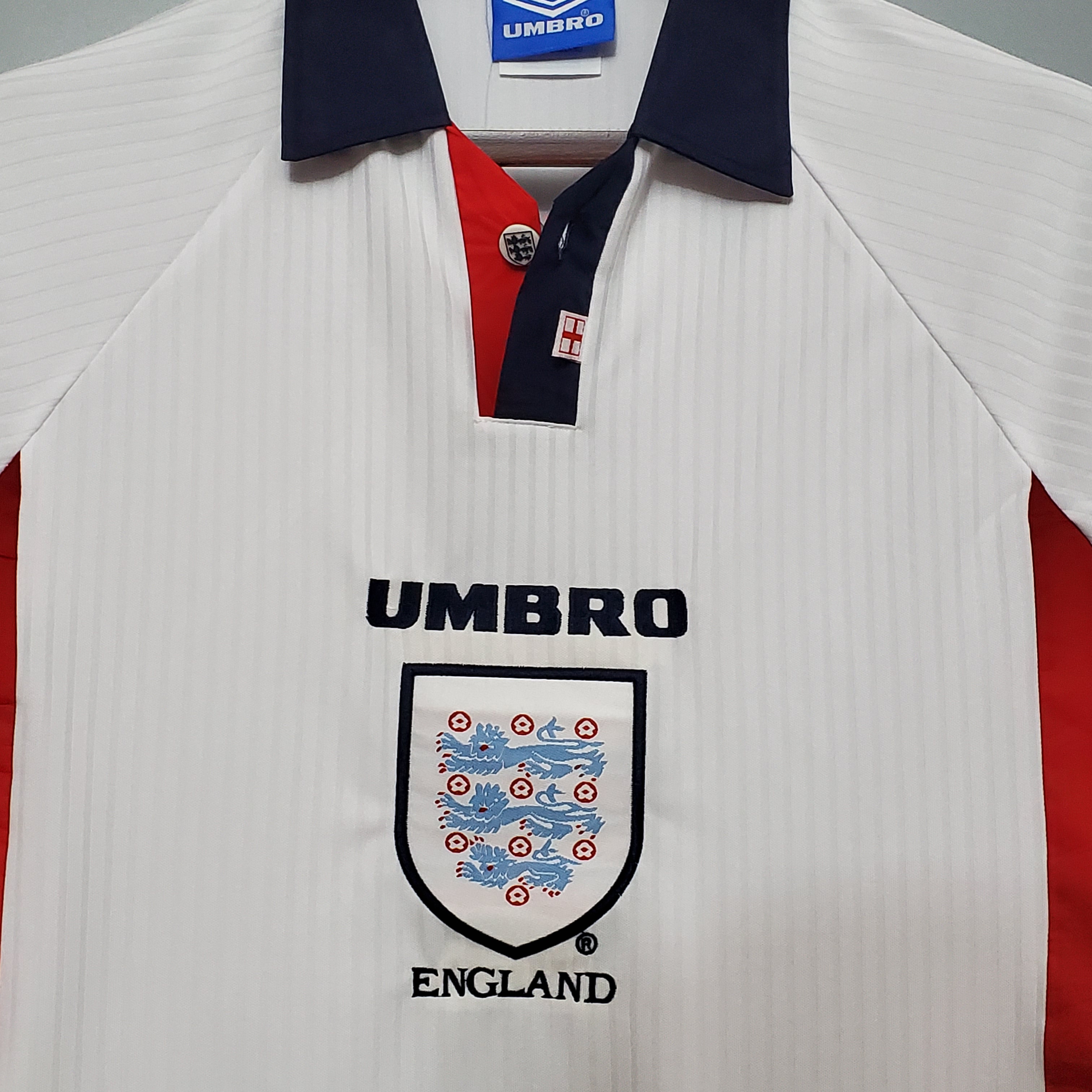 1998 England World Cup Home Retro Jersey - view 6