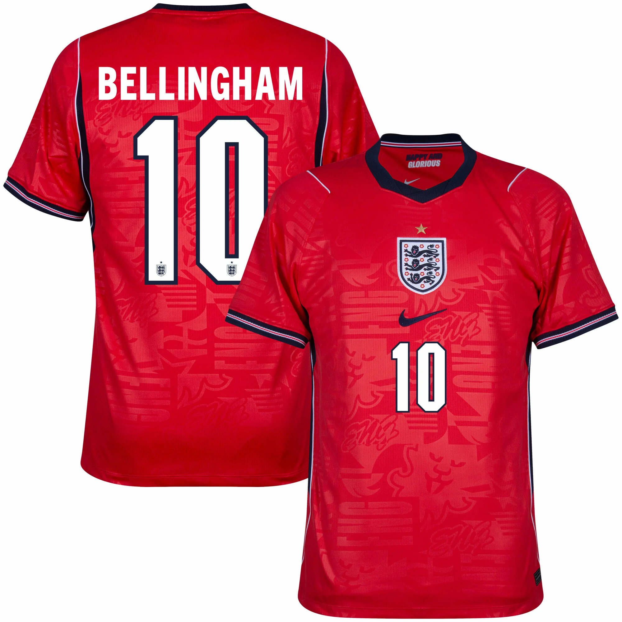 Nike England Away Bellingham 10 Shirt 2026-2027