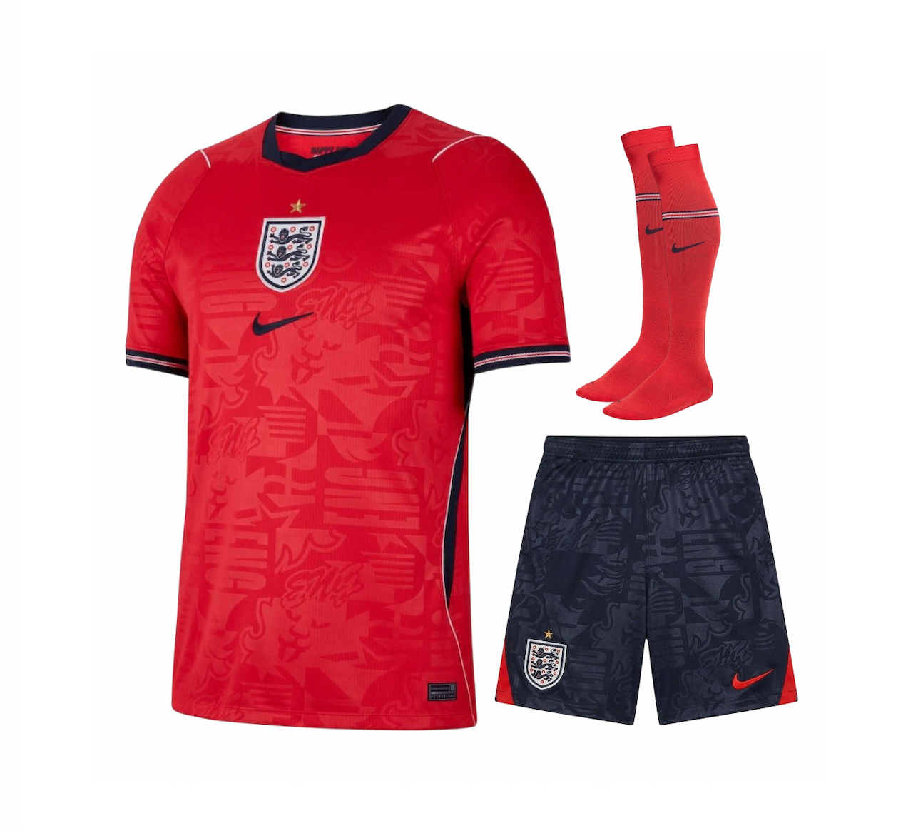 2026 England Away Wolrd Cup Soccer Full Kit Jersey+Shorts+Socks