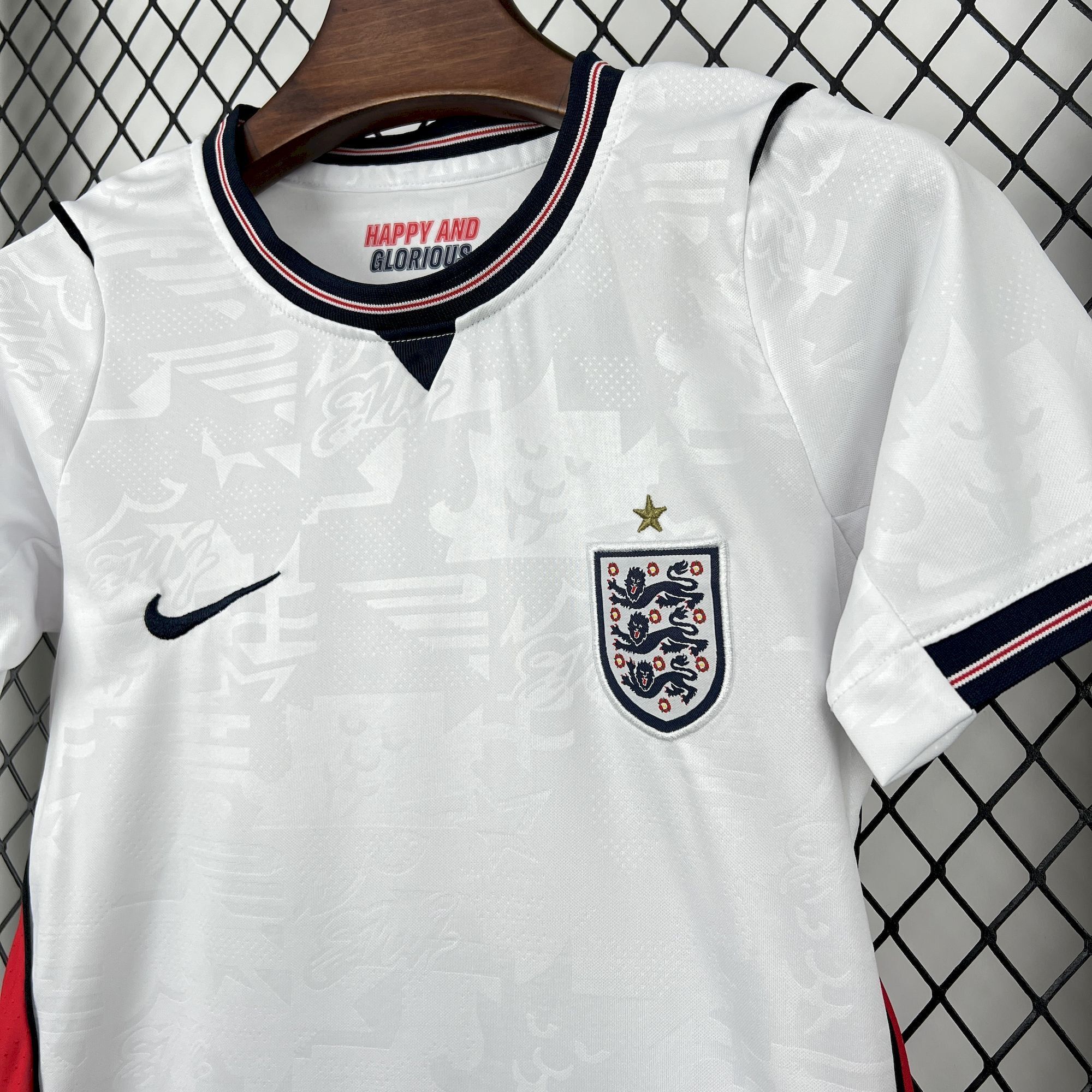 2026 England Home Wolrd Cup Soccer Kids Kit Jersey+Shorts - view 4