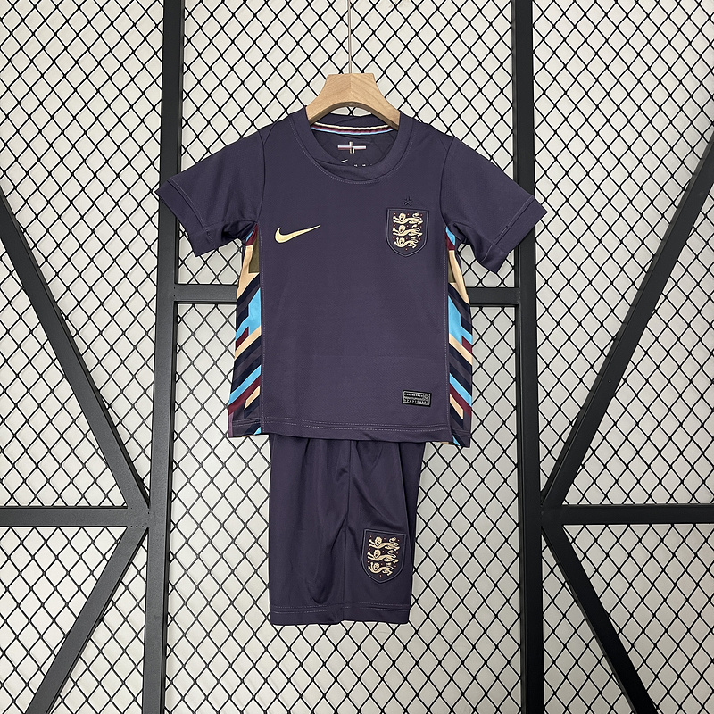 2024 England Euro Cup Away Kids Kit Jersey+Shorts