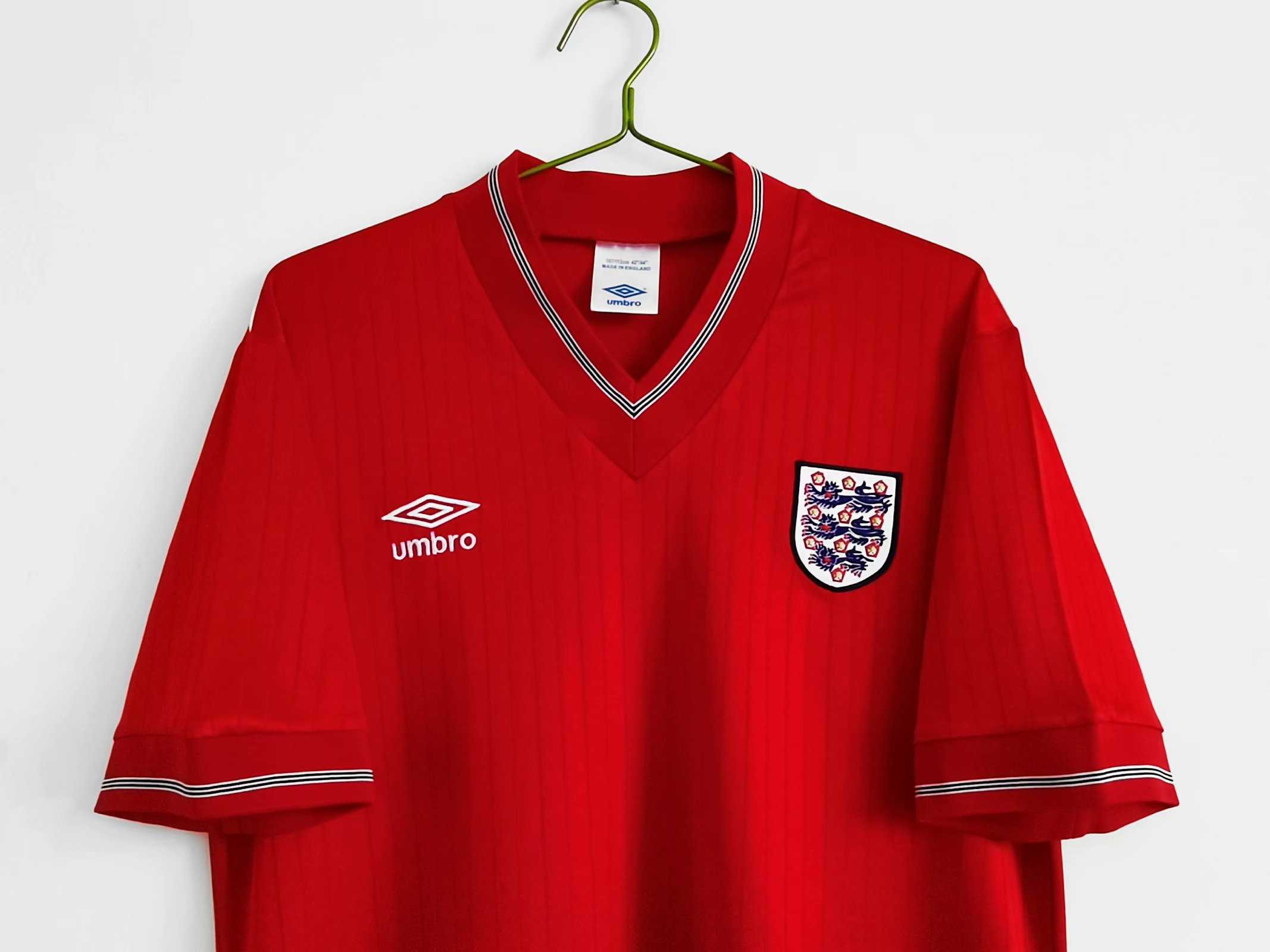 1984/87 England  Away Retro Jersey - view 8