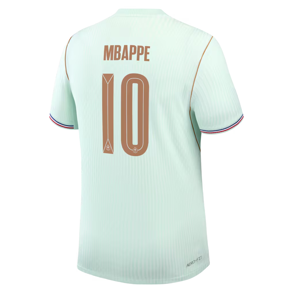 Kylian Mbappé France National Team Nike 2026 Away Match Authentic Jersey - Green - view 3