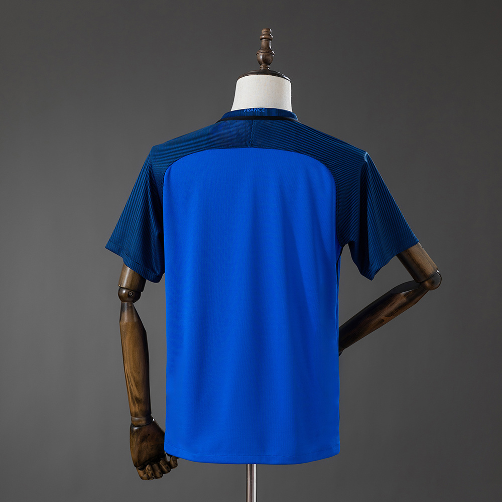 2016 France Euro Cup Home Retro Jersey - view 3