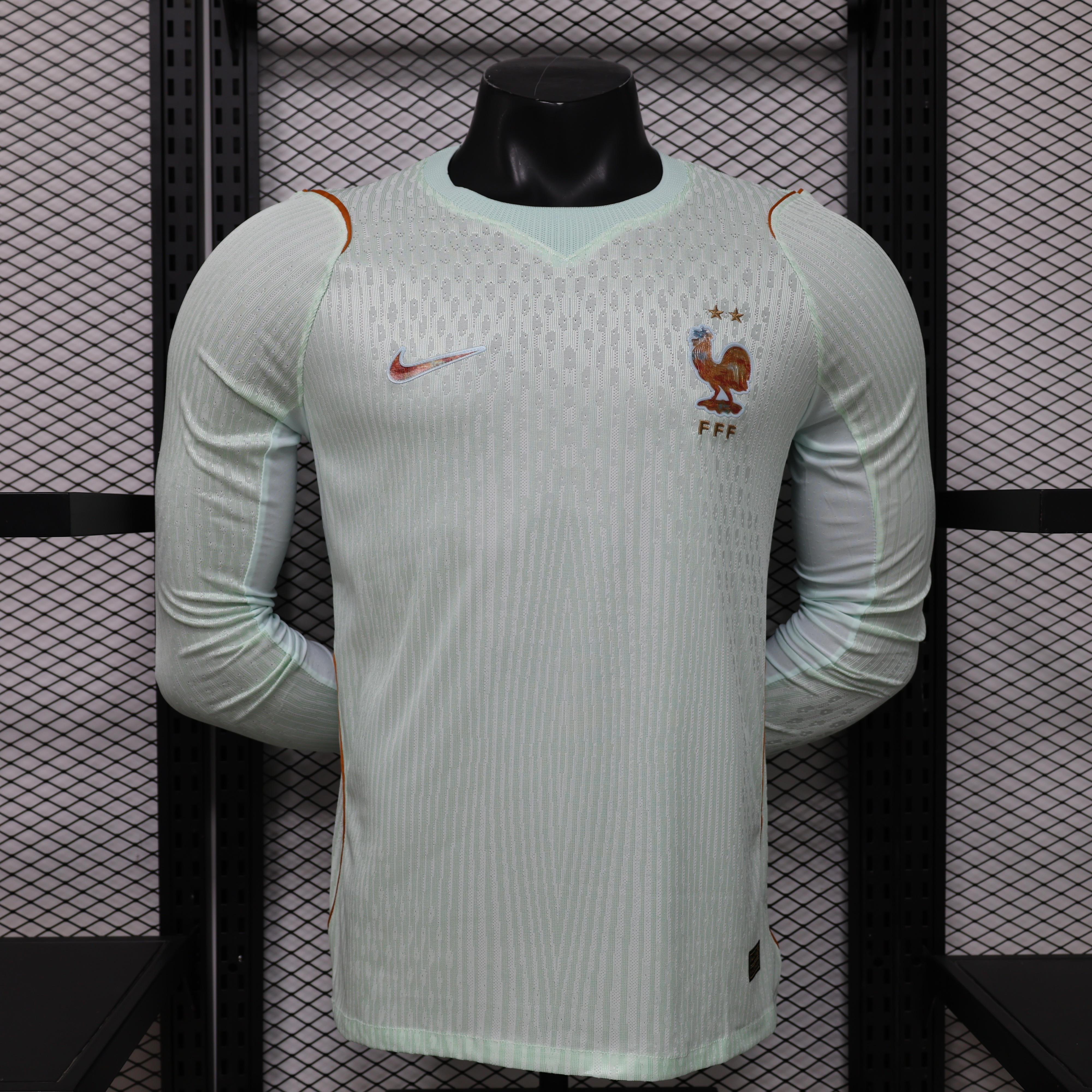 2026 France Away World Cup Soccer Jersey Authentic Shirt Long Sleeve