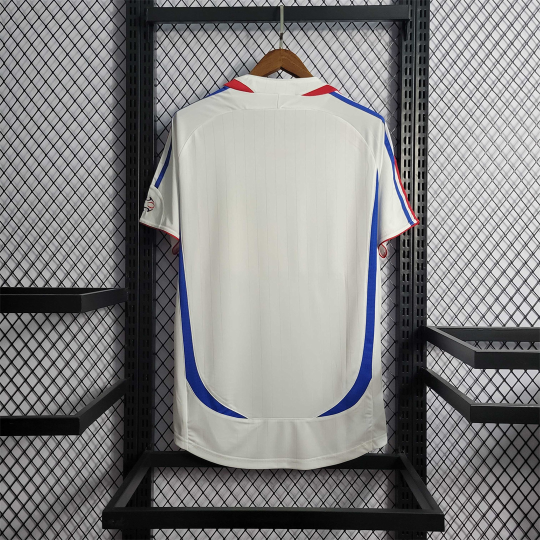 2006 France Zidane #10 World Cup Away Retro Jersey - view 5