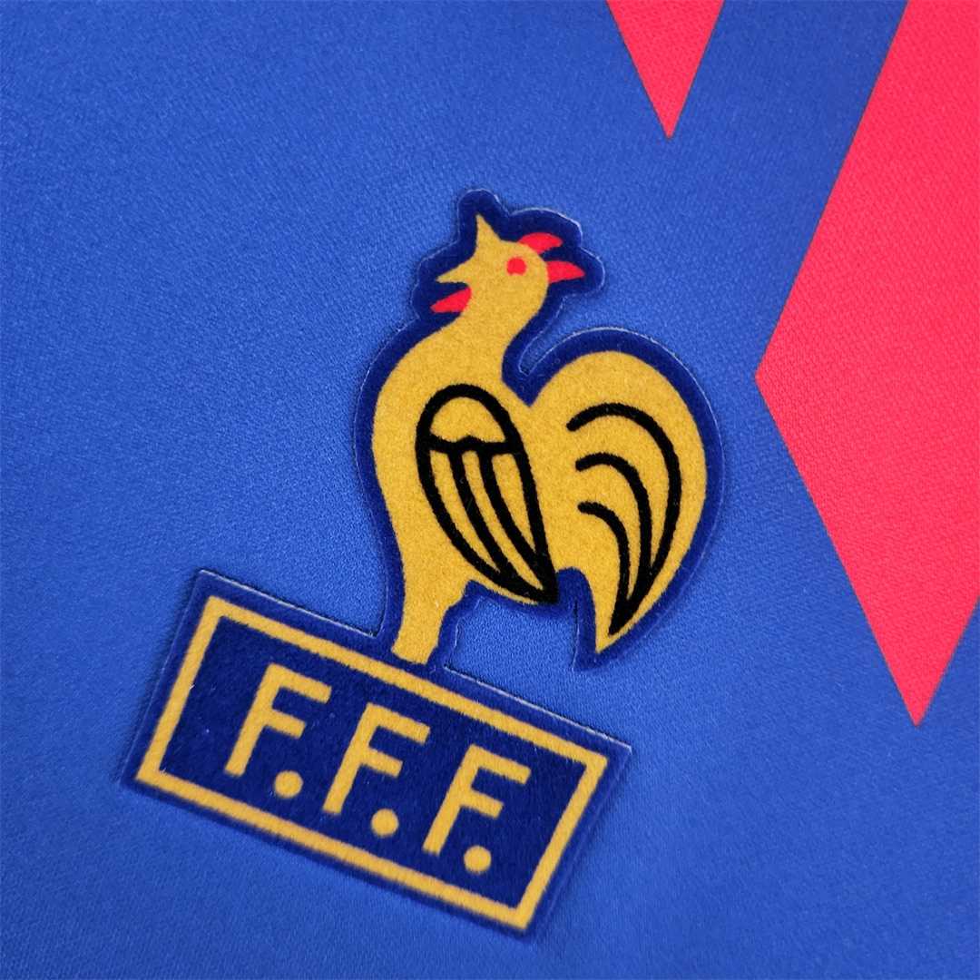 1990 France World Cup Home Retro Jersey - view 6