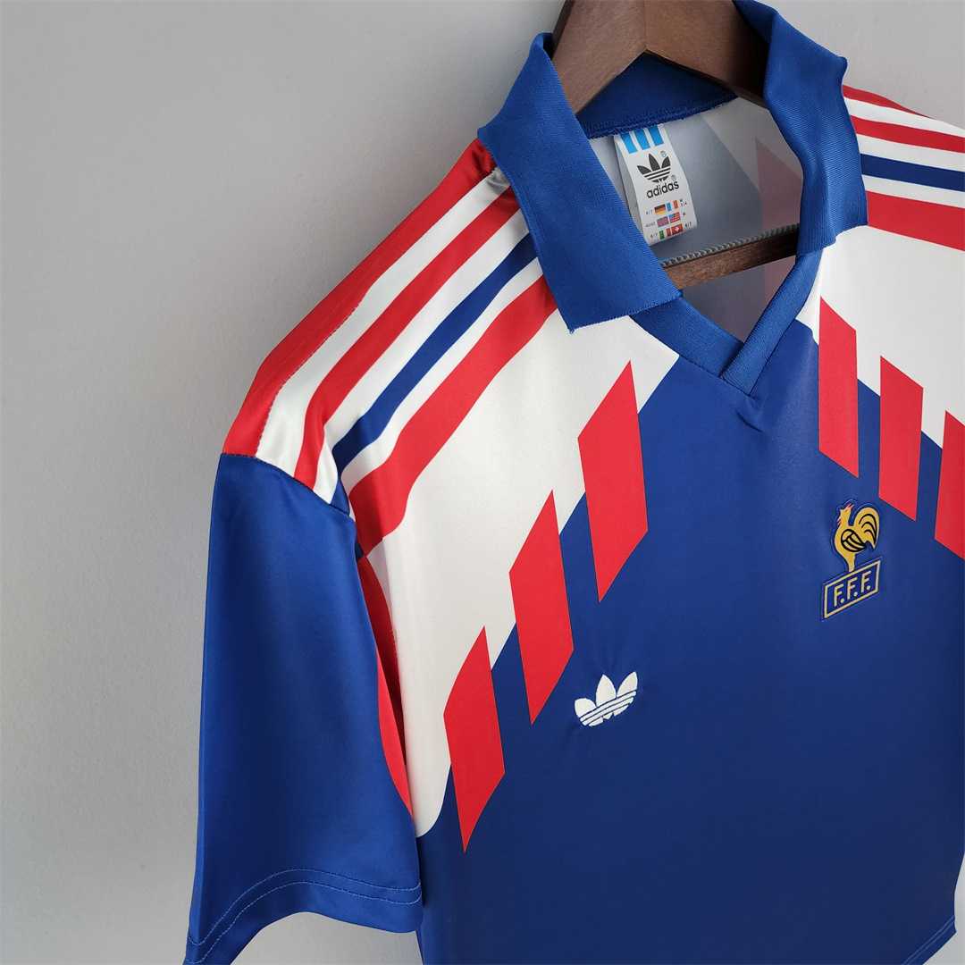 1990 France World Cup Home Retro Jersey - view 7
