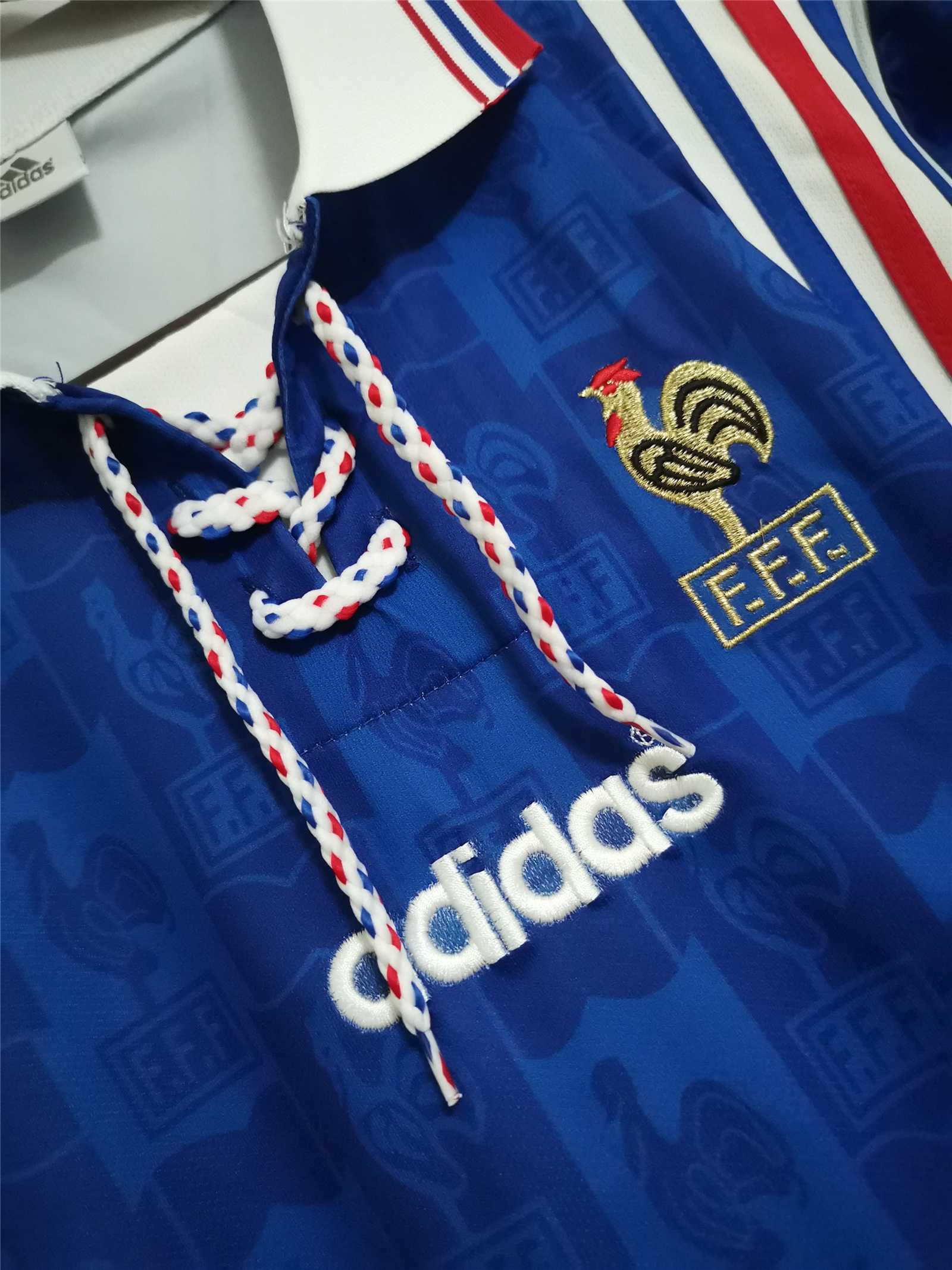 1996 France Euro Cup Home Retro Jersey - view 4