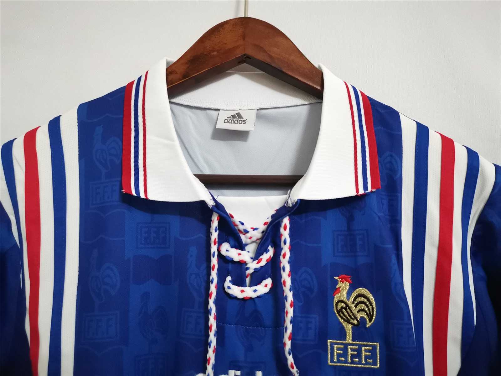 1996 France Euro Cup Home Retro Jersey - view 6