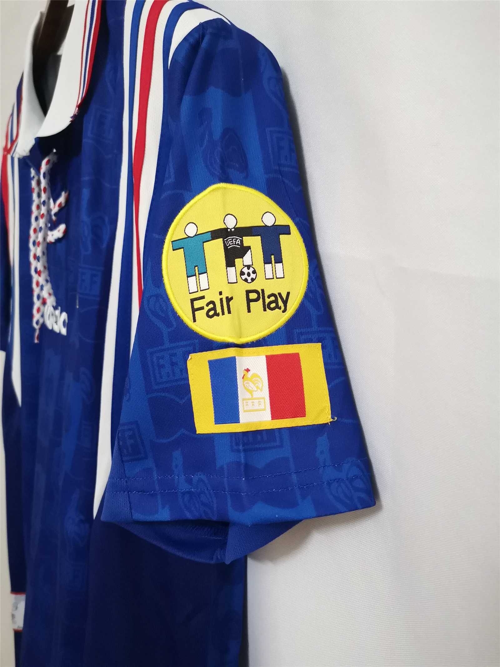 1996 France Euro Cup Home Retro Jersey - view 8