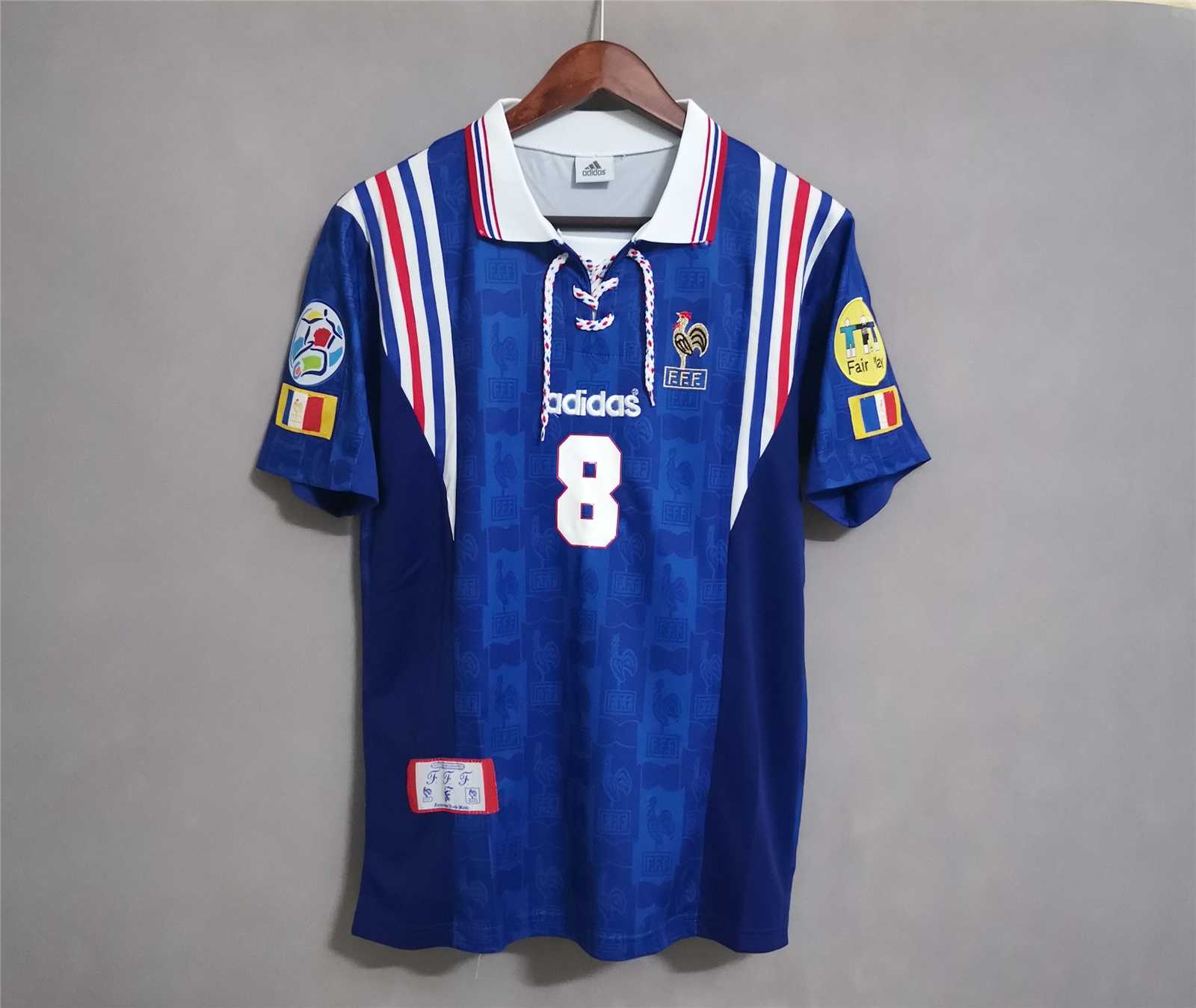 1996 France Euro Cup Home Retro Jersey - view 10