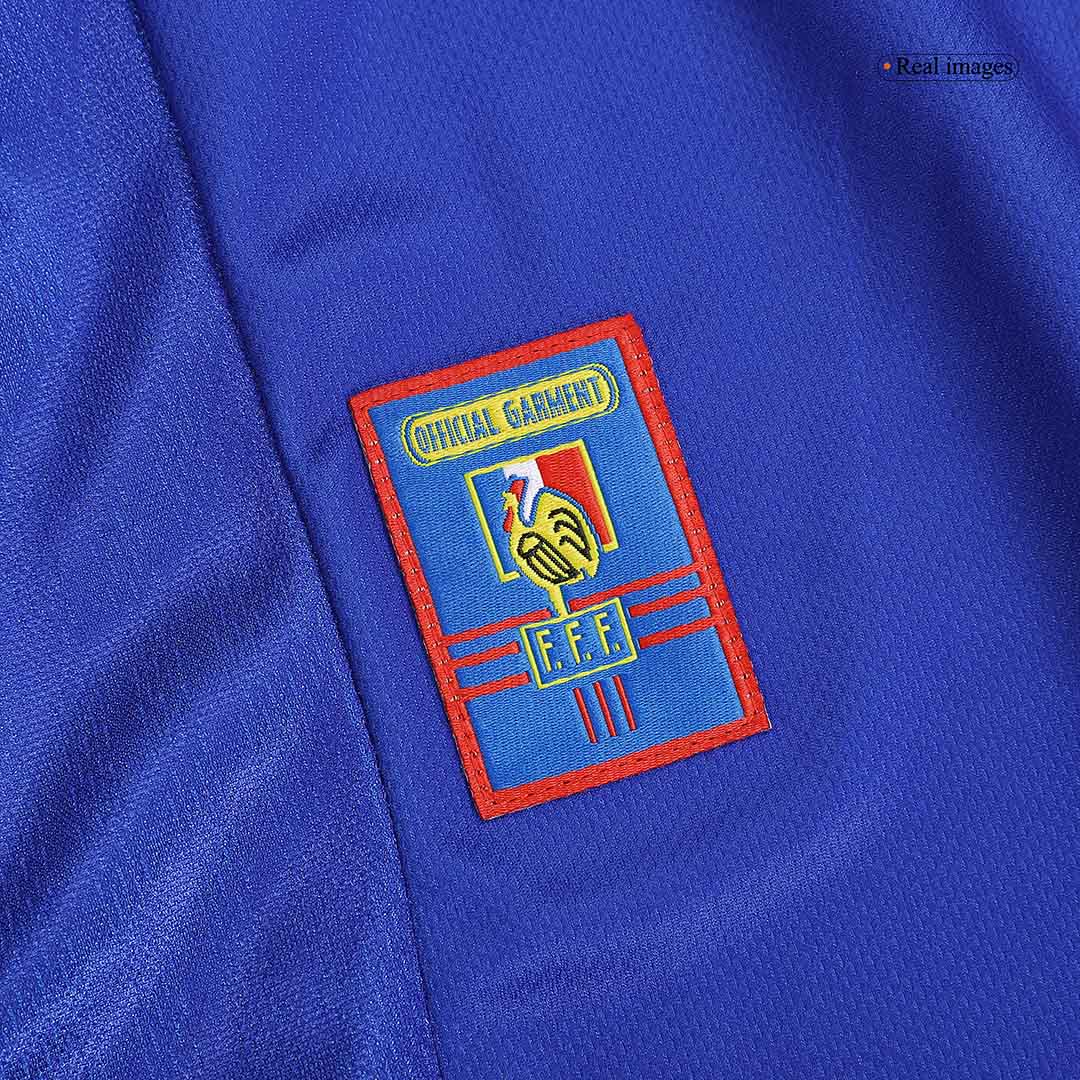 1998 France World Cup Home Retro Jersey Long Sleeve - view 17